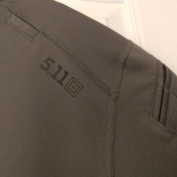 5.11 tactical series polo shirt mens XL Xlarge gray short sleeve concealed carry - Picture 3 of 9
